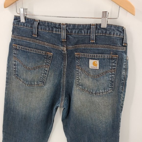 Carhartt Mid Rise Slightly Boots Cut Jeans - Picture 5 of 12